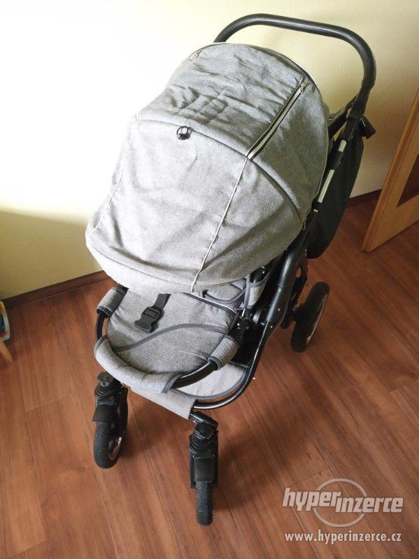 Dětský kočárek 3v1 Maked Lucky Len šedý - trojkombinace - foto 10