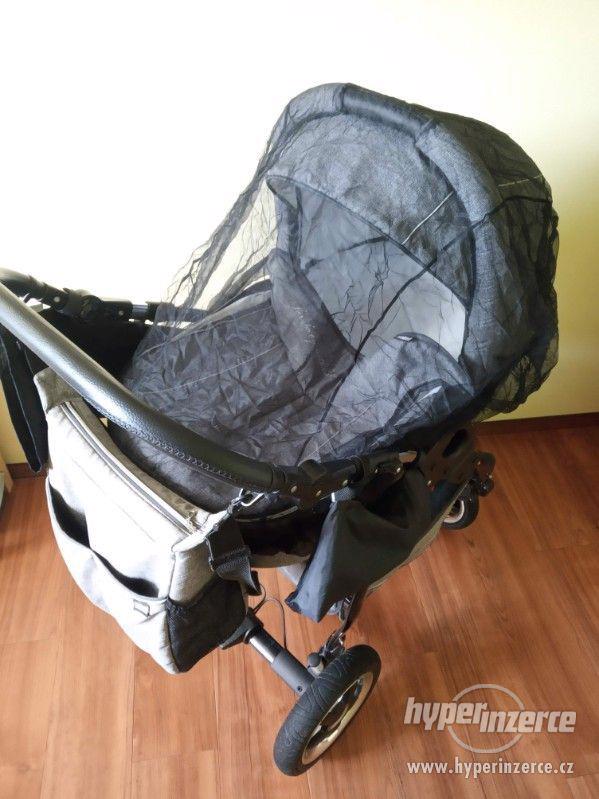 Dětský kočárek 3v1 Maked Lucky Len šedý - trojkombinace - foto 25