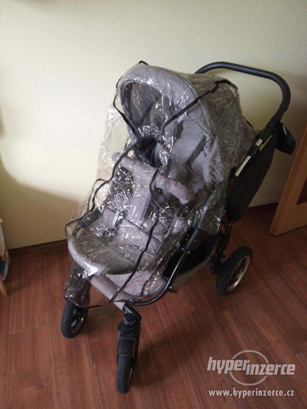 Dětský kočárek 3v1 Maked Lucky Len šedý - trojkombinace - foto 28