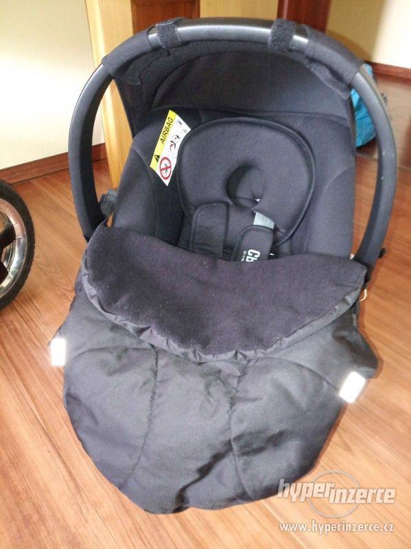 Dětský kočárek 3v1 Maked Lucky Len šedý - trojkombinace - foto 30