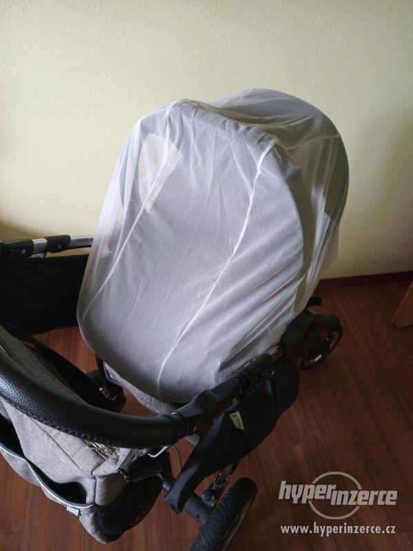 Dětský kočárek 3v1 Maked Lucky Len šedý - trojkombinace - foto 31