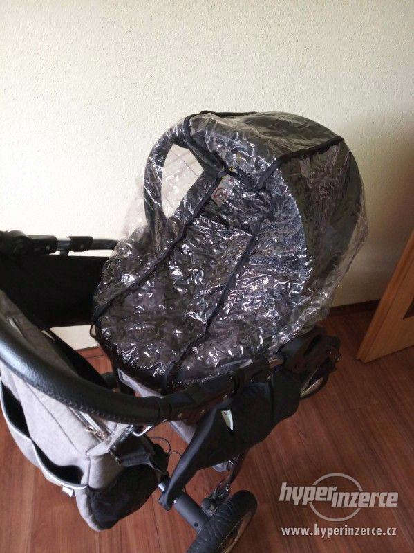 Dětský kočárek 3v1 Maked Lucky Len šedý - trojkombinace - foto 32