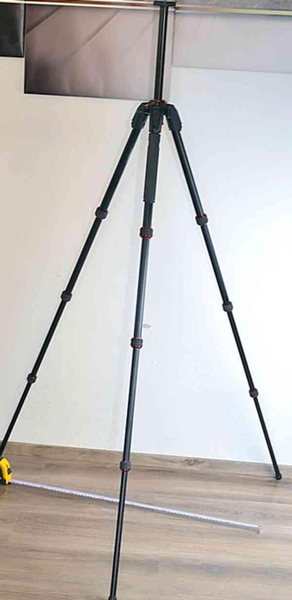  Stativ: Manfrotto MT190GO *9cm-152cm*nosnost 7Kg - foto 7