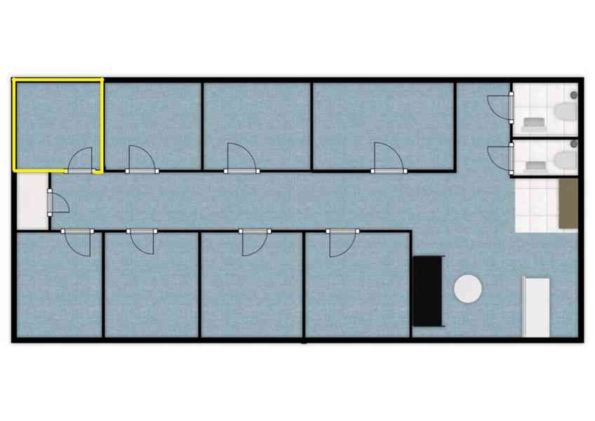 PRONÁJEM KANCELÁŘE O CP CCA 11,10 M2, BRNO - KRÁLOVO POLE - foto 6