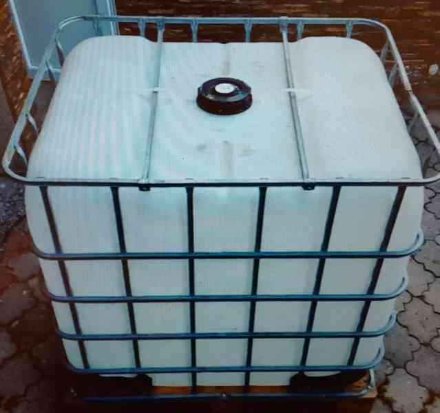 IBC barel na vodu, 1000 l, jako nový - foto 3