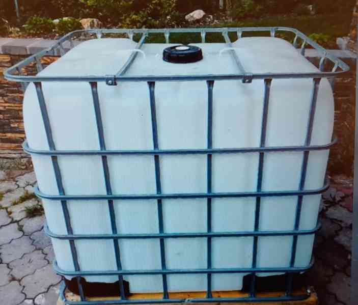 IBC barel na vodu, 1000 l, jako nový - foto 2