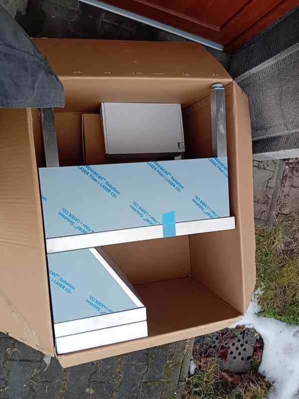 Nerezová kombinovaná výlevka na podlahu s dvěma bateriemi - foto 2