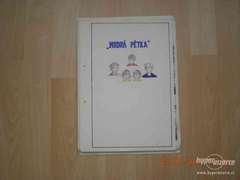 obrázkový sešit Modrá pětka z r.1969 - foto 1