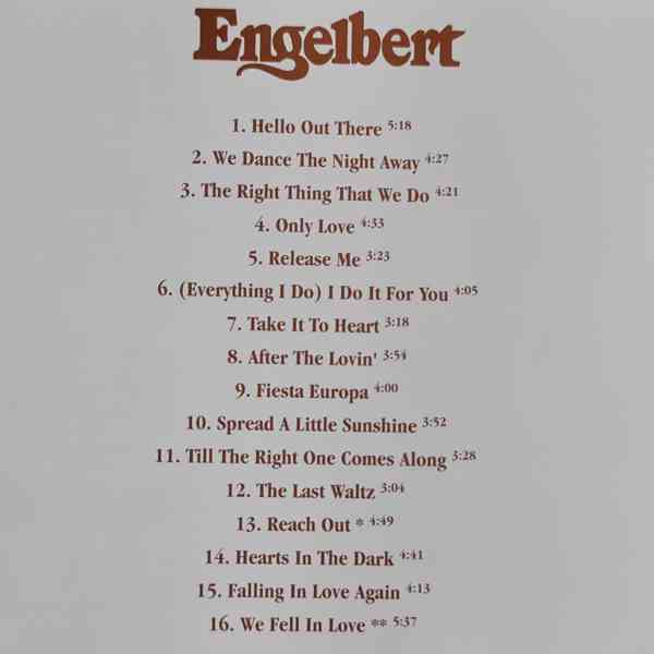 CD - ENGELBERT HUMPERDINCK / Hello Out There - foto 2