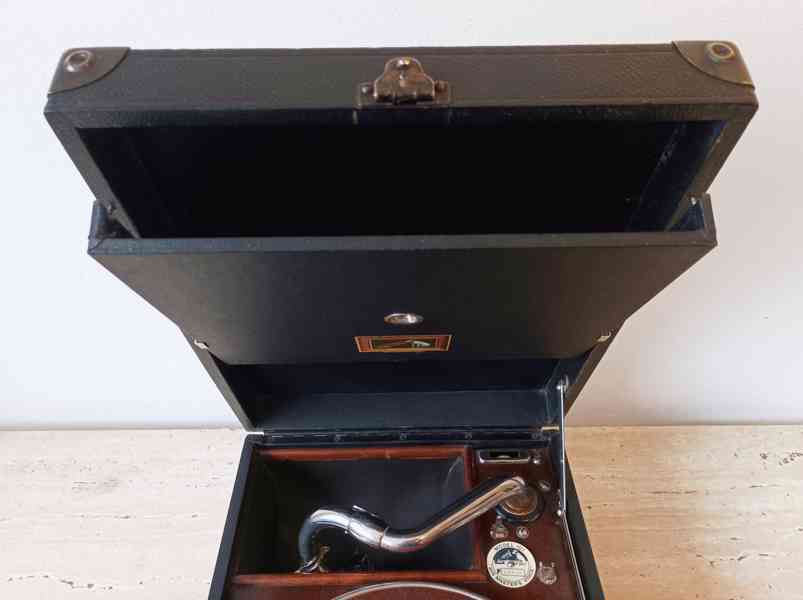 Gramofon na kliku His Master’s Voice Model HMV 101 - foto 11