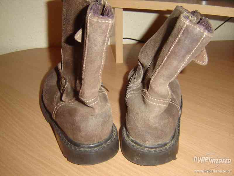 Dětské zimní kožené boty - foto 2
