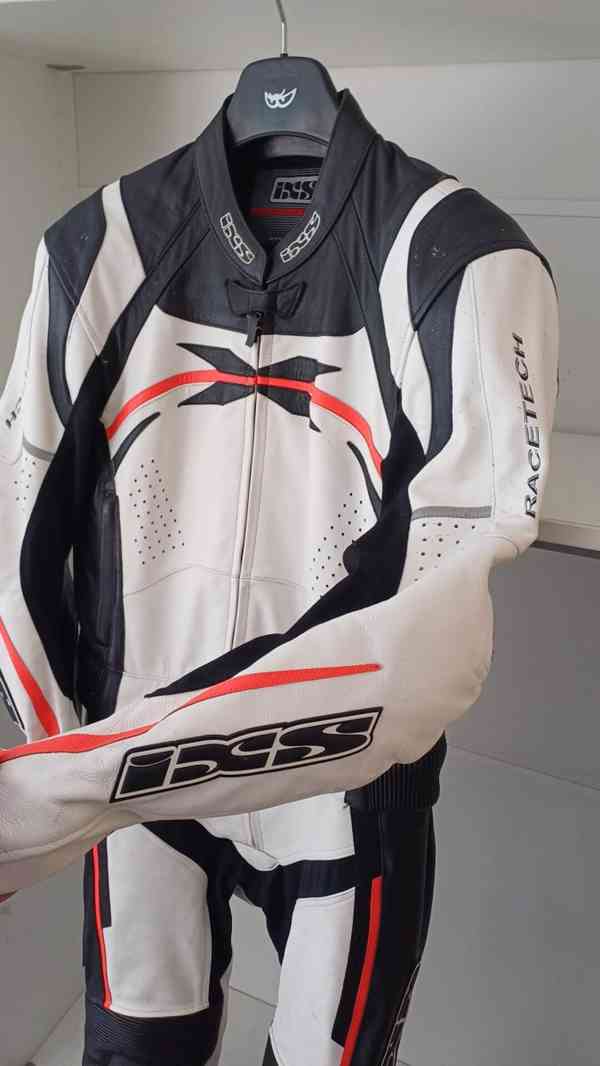 Kožená kombinéza iXS Camaro + přilba Ls2 Advant X - foto 5