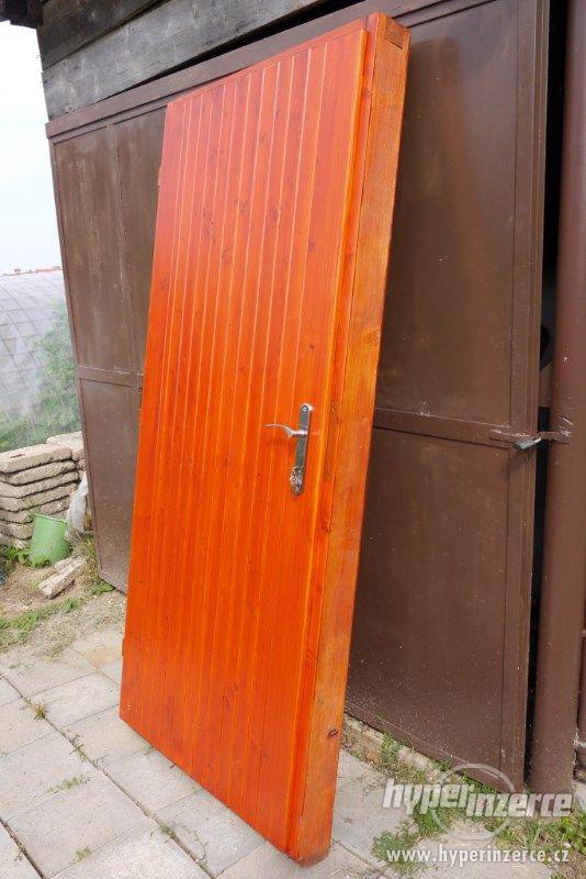 Dřevěné dveře, (zateplené) - foto 6