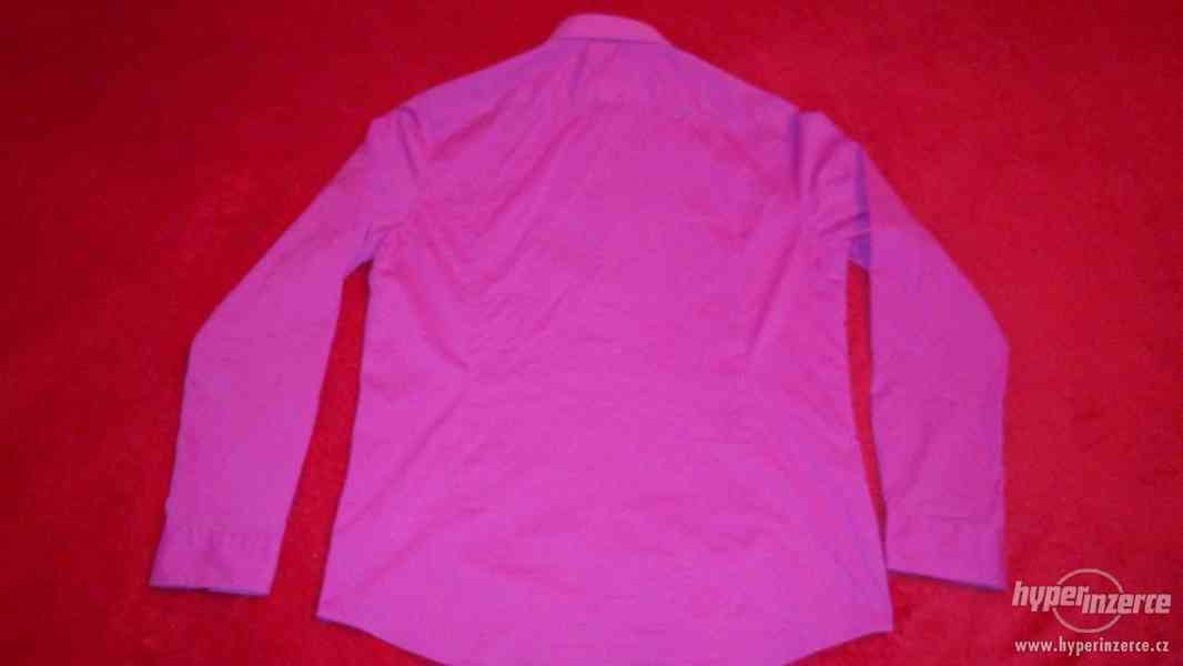 Pánská košile Celio růžová - foto 4