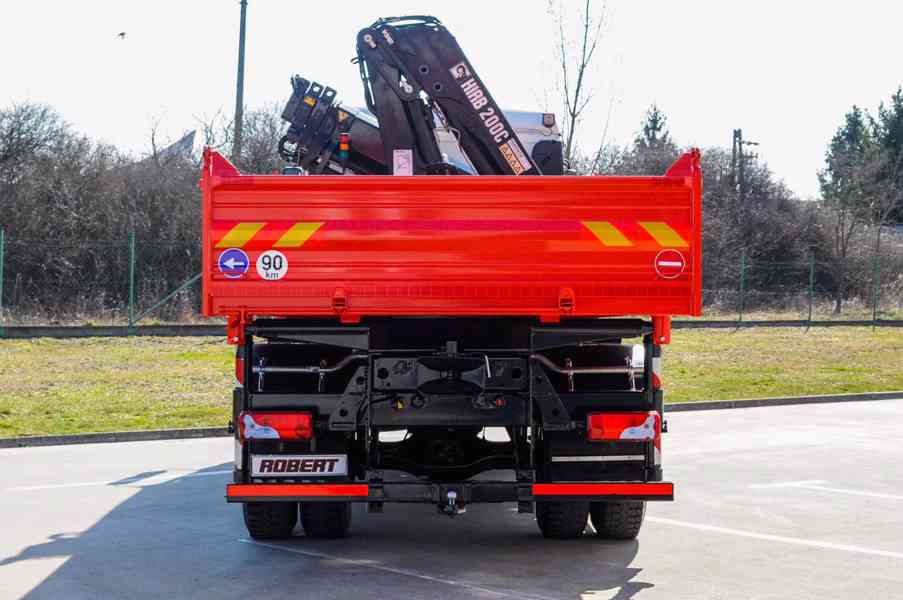 MAN TGM 18.240 4X4 TŘÍSTRANNÝ SKLÁPĚČ + HYDRAULICKÁ RUKA - foto 6