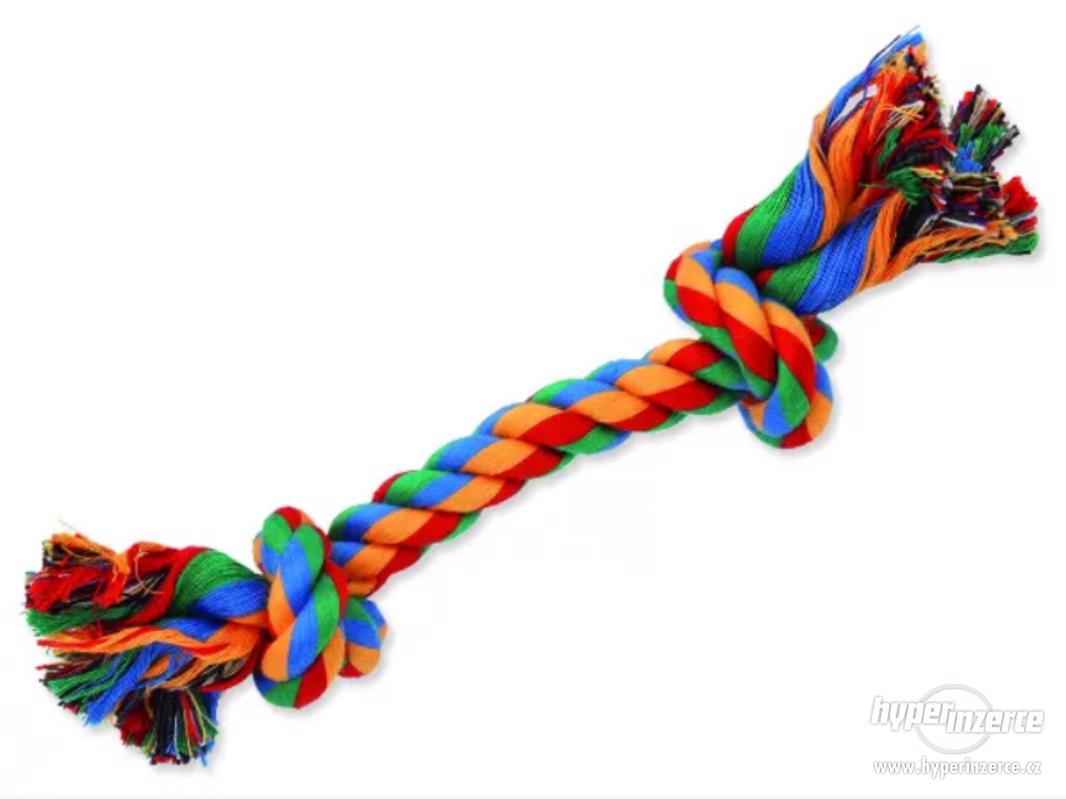 Uzel DOG FANTASY bavlněný barevný 2 knoty 20 cm - foto 1