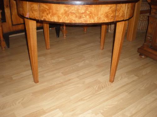 jídelní stůl biedermeier s  kulatou /okrouhlou/ deskou - foto 2