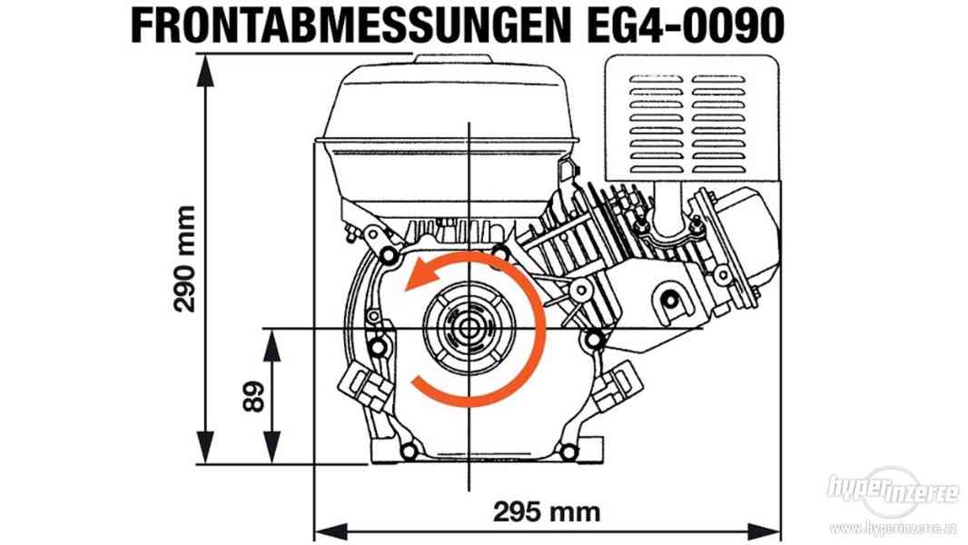 Dieselový nebo benzínový motor horizontální - foto 2