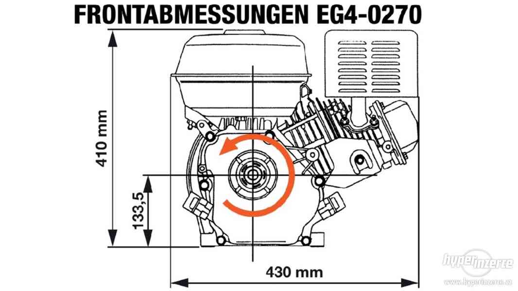 Dieselový nebo benzínový motor horizontální - foto 6