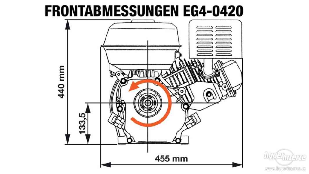 Dieselový nebo benzínový motor horizontální - foto 8