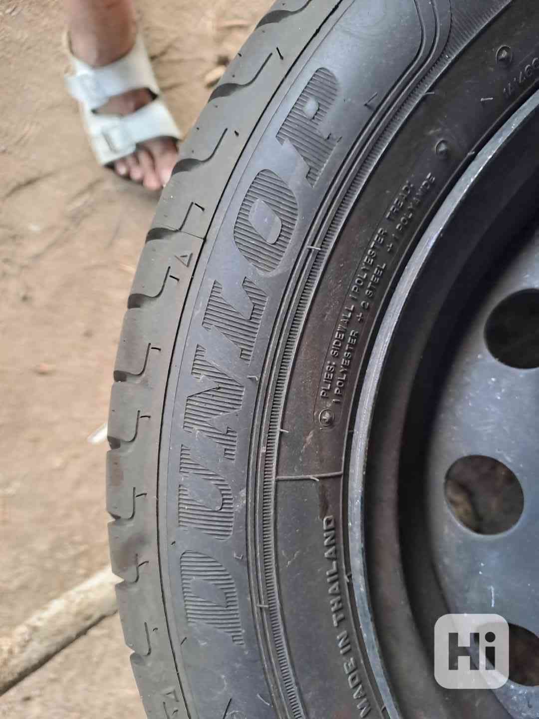 Letní kola Dunlop 175/65 R 14 (4ks) + disk - foto 1