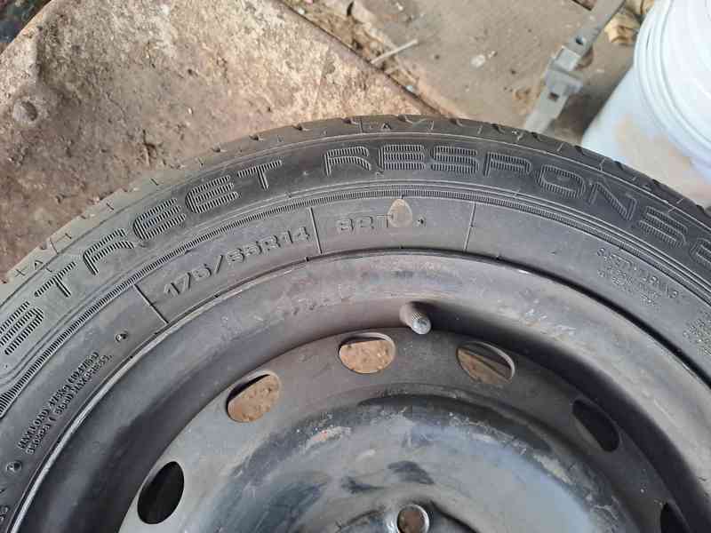 Letní kola Dunlop 175/65 R 14 (4ks) + disk - foto 5