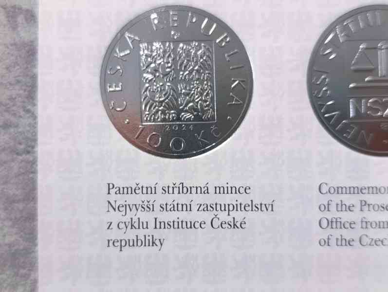 100 Kč Nejvyšší státní zastupitelství 2024 PROOF - foto 2