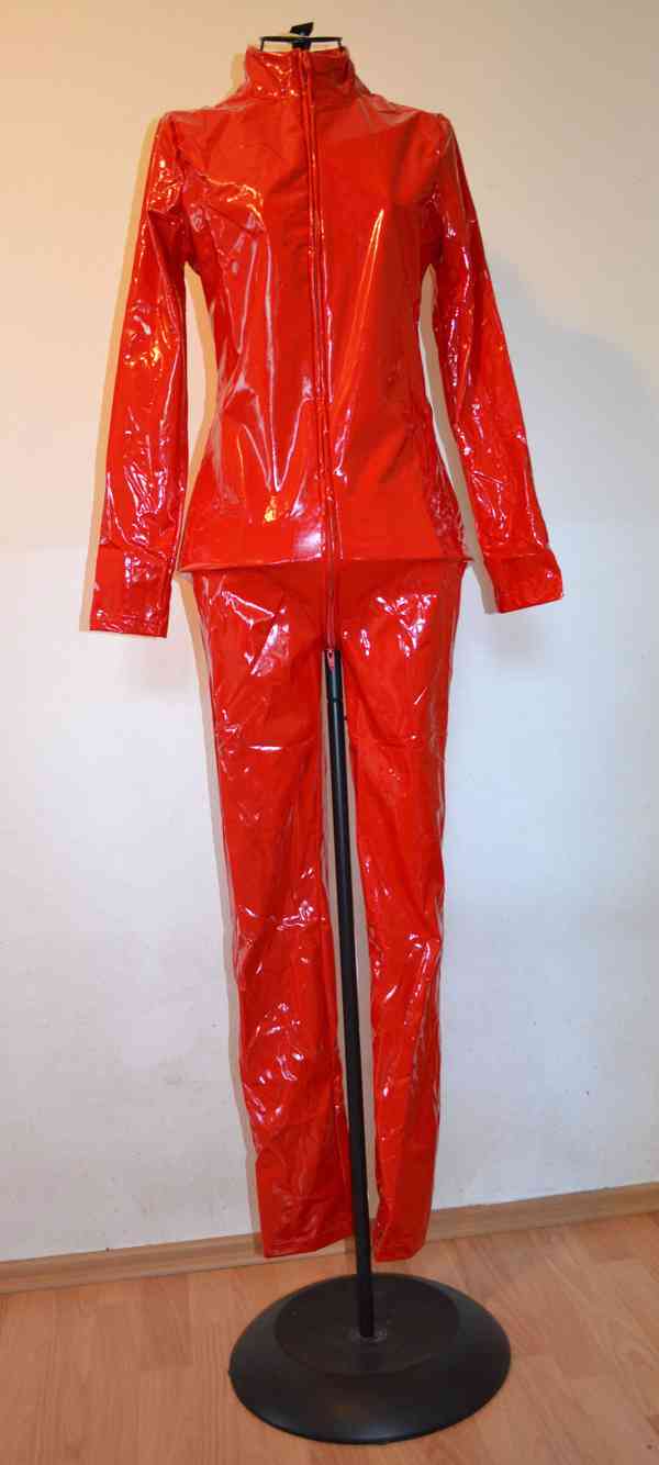 Červený catsuit, XL velikost - foto 1