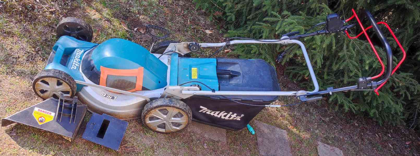 Elektrická sekačka MAKITA s pojezdem - foto 3