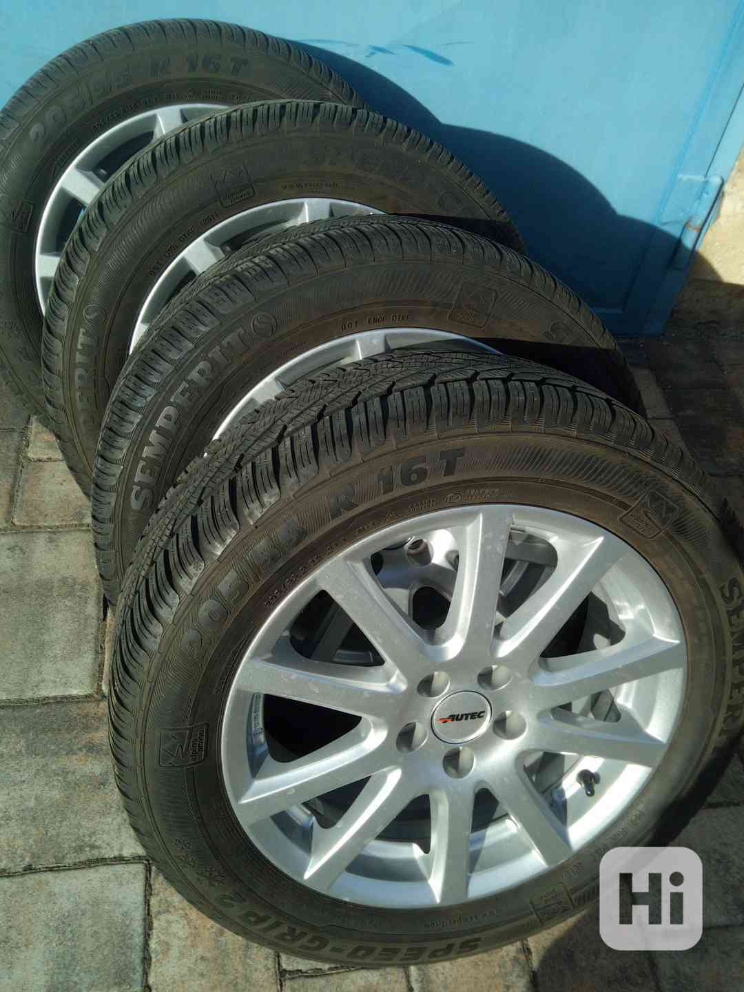 Prodám sadu AL kol na Škoda Scala, Rapid, Fabia 16" s pneu - foto 1