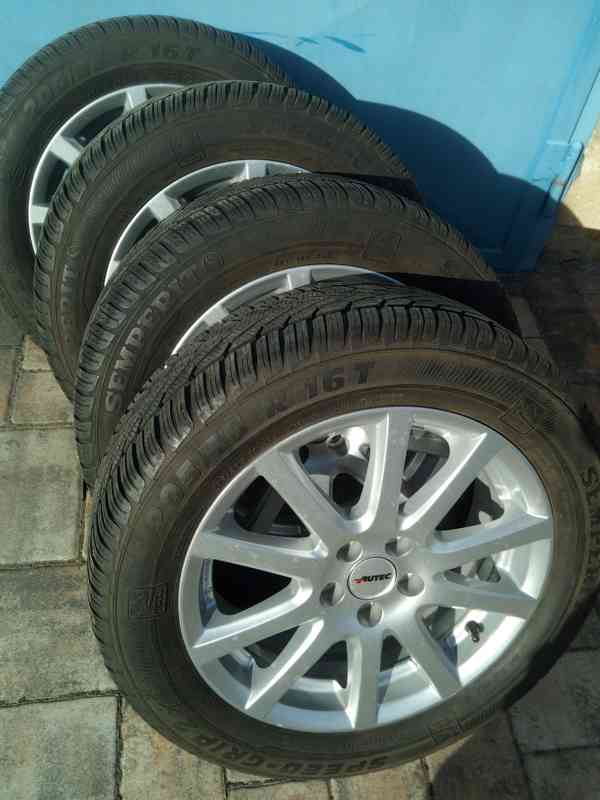 Prodám sadu AL kol na Škoda Scala, Rapid, Fabia 16" s pneu - foto 1