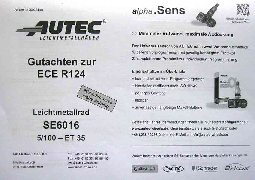 Prodám sadu AL kol na Škoda Scala, Rapid, Fabia 16" s pneu - foto 6