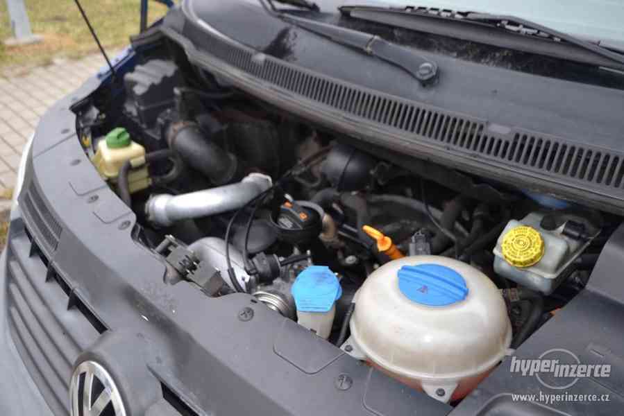 VW Transporter T5 LONG 2.5 TDi 96kw, 6 míst, 2007,2křídlé dv - foto 8