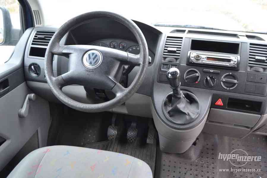 VW Transporter T5 LONG 2.5 TDi 96kw, 6 míst, 2007,2křídlé dv - foto 18