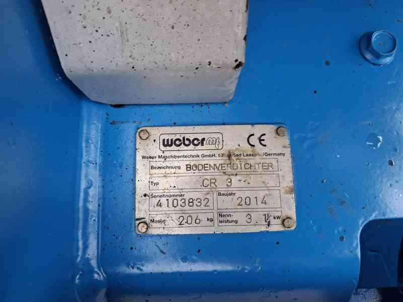 Vibrační deska Weber MF CR3 Diesel, 35 kN, 206 kg - foto 4