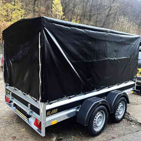 NOVÝ přívěsný vozík 2,65m x 1,30m,  2x osa,svařovaný rám,DPH - foto 22