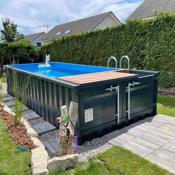 Kontejnerový bazén – moderní řešení pro dům, zahradu i chalu - foto 9