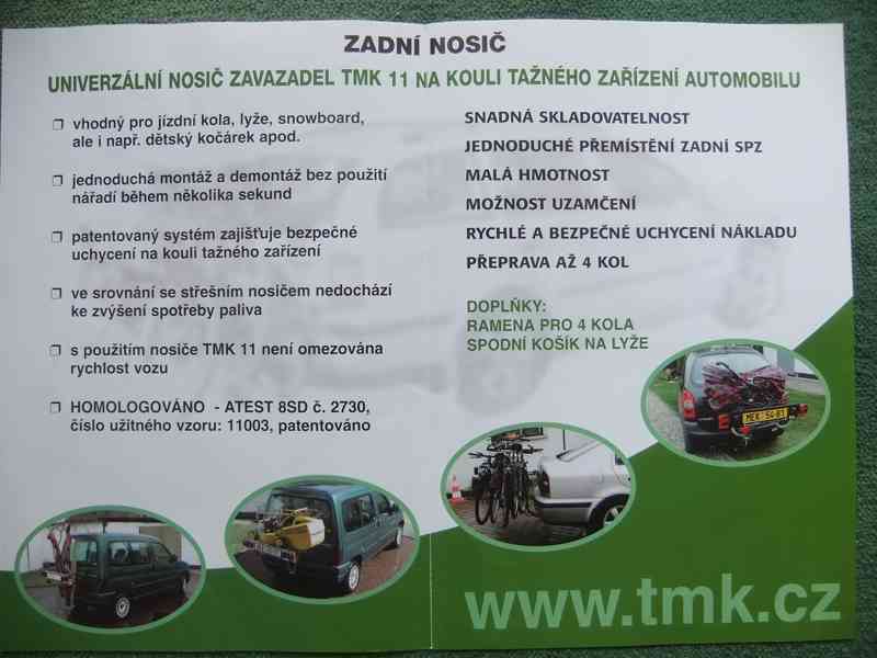 Univerzální nosič TMK 11 na kouli tažného zařízení - foto 2