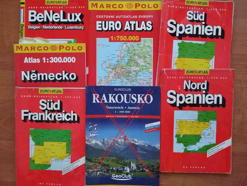 Mapy evropských zemí a oblastí dle vyobrazení - foto 5