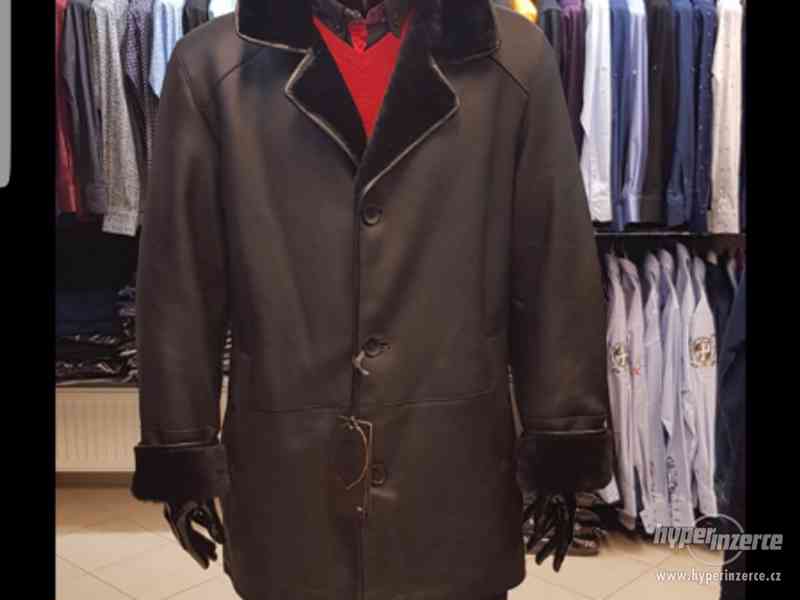 Pánský kožený kabát - foto 3