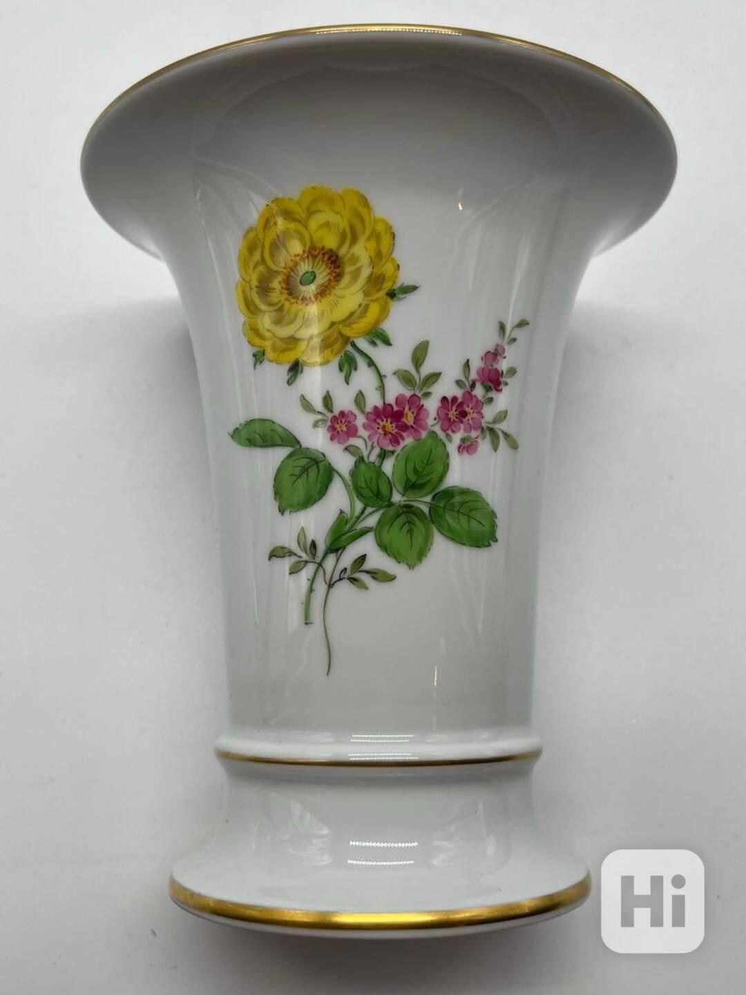 Míšeň, porcelánová váza - foto 1