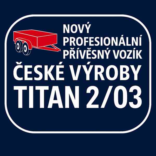 Nový přívěsný vozík 2x osa, 3,0m x 1,30m, svařovaný rám, DPH - foto 20