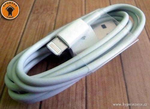 Datový a nabíjecí kabel USB iPhone 5/5C/5S/6/6+/6S+/7/7+ - foto 1