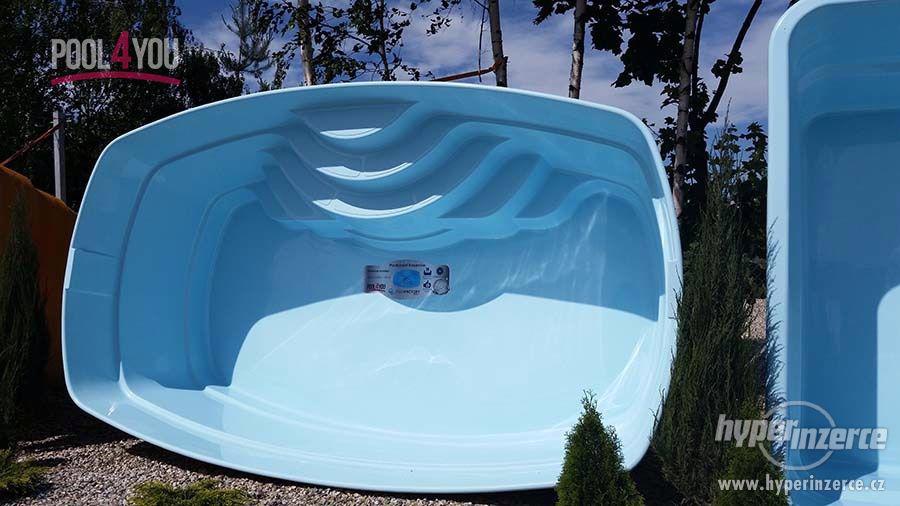 Bazén Laminátovy ERIS 5,0x3,0x1,5 rekreační, hotový zahradní - foto 1
