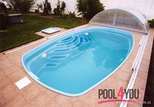 Bazén Laminátovy ERIS 5,0x3,0x1,5 rekreační, hotový zahradní - foto 2