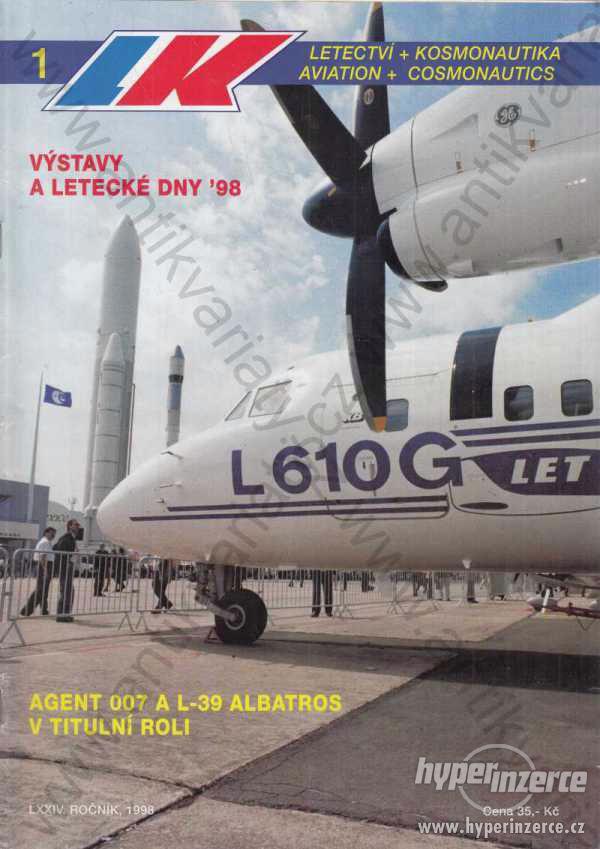 Letectví, kosmonautika 1998 ročník LXXIII. č. 1-26 - foto 1