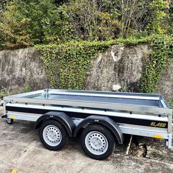 Přívěsný vozík 3,0m x 1,50m, 2x náprava, DPH - foto 3