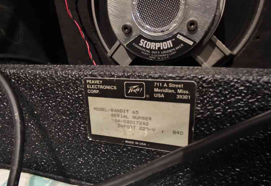 Peavey Bandit 65 a GUYATONE Japan - foto 6