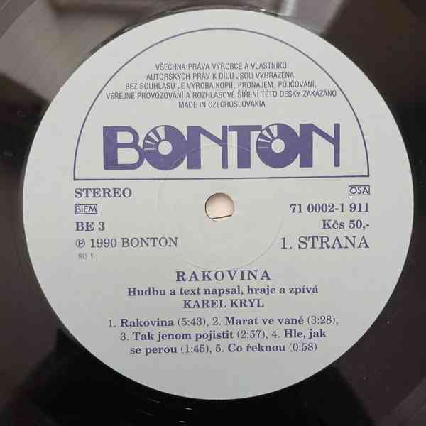 Karel Kryl – Rakovina  (LP)  - foto 3