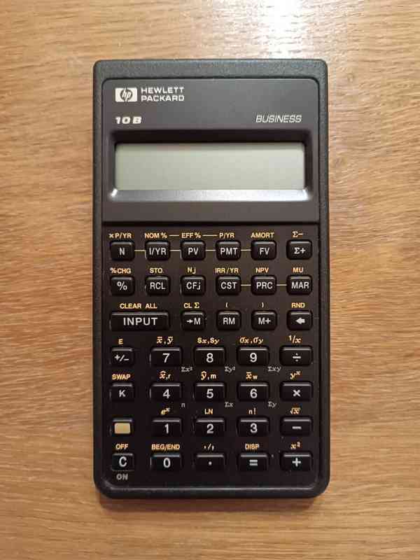 Hewlett Packard 10B – business kalkulačka - foto 2